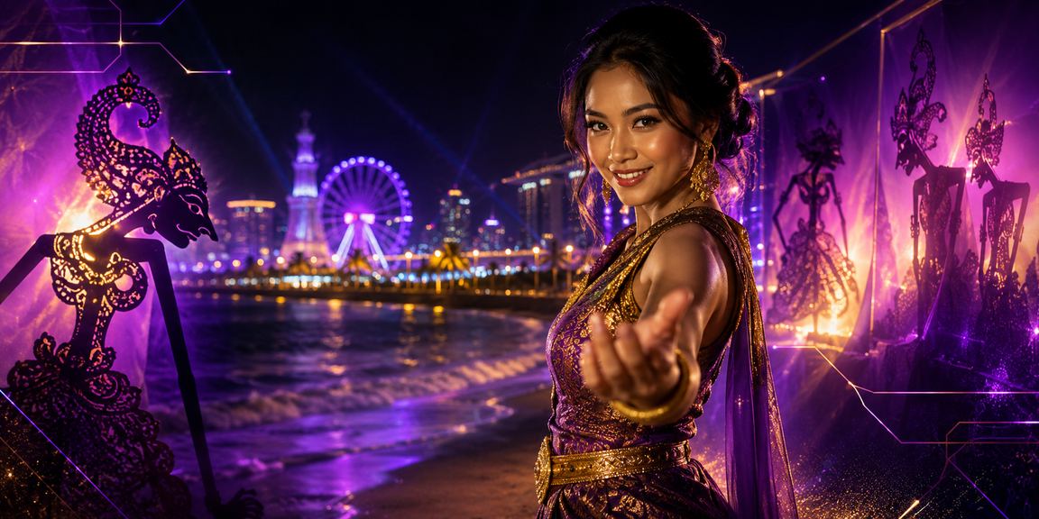 Pemain aktif bermain casino taruhan di lingkungan pantai dengan perangkat modern